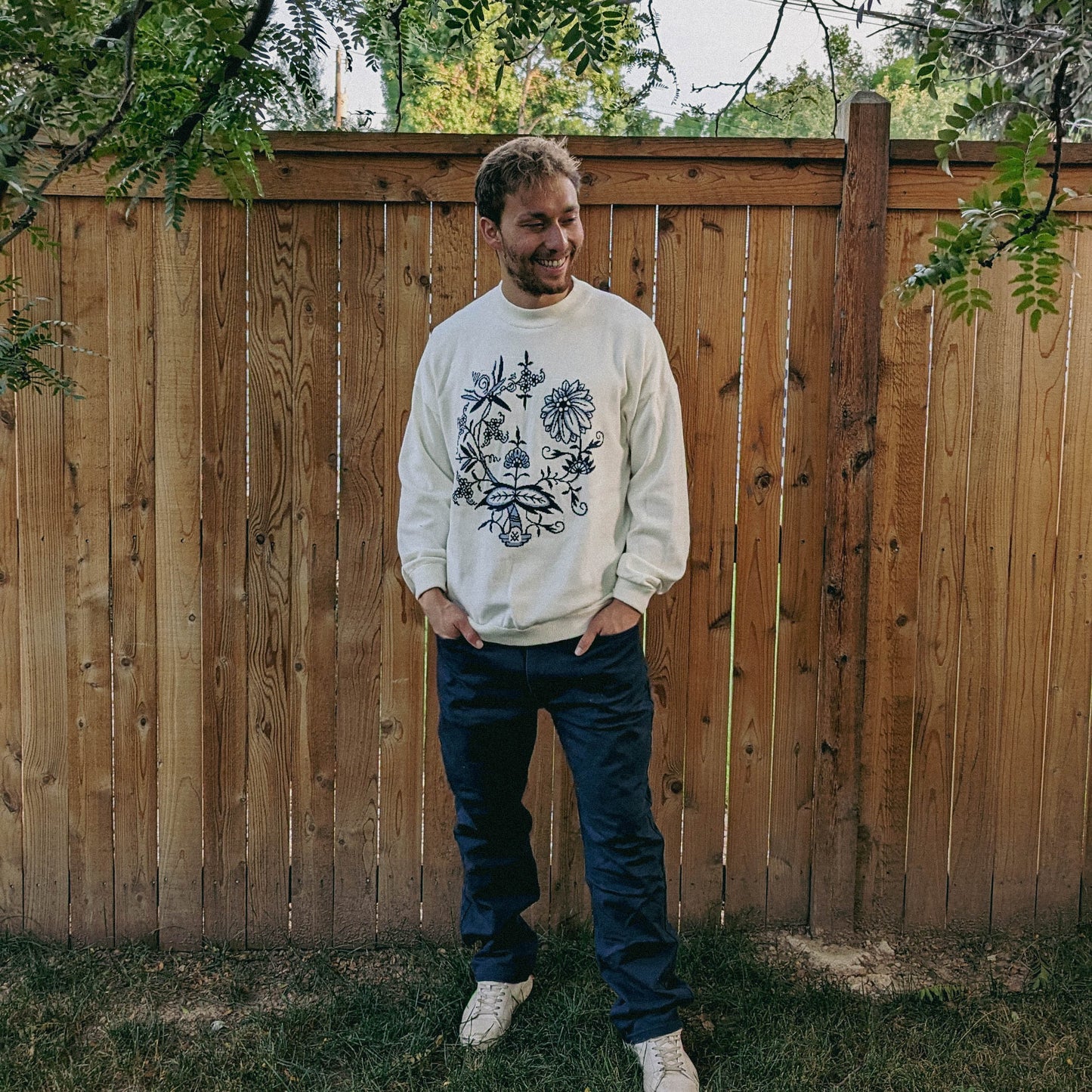Blue Onion Sweater