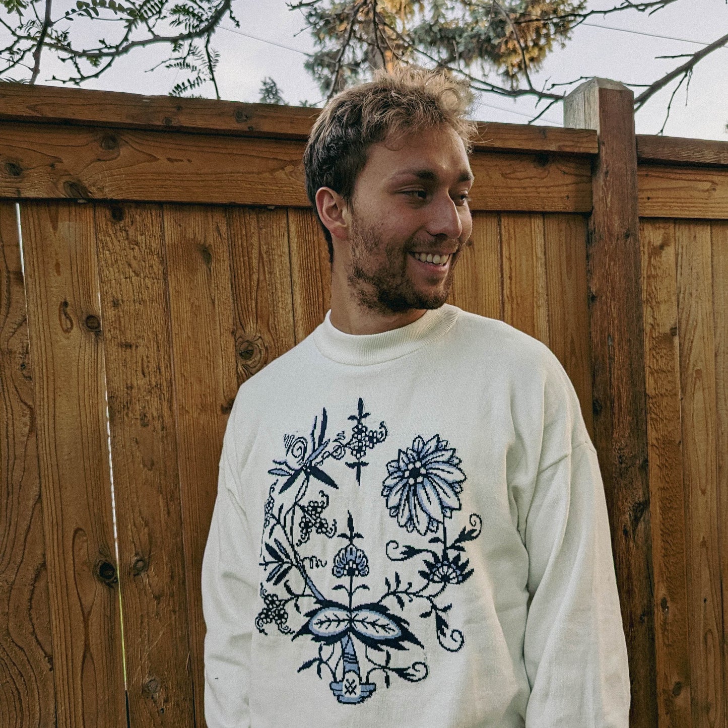 Blue Onion Sweater